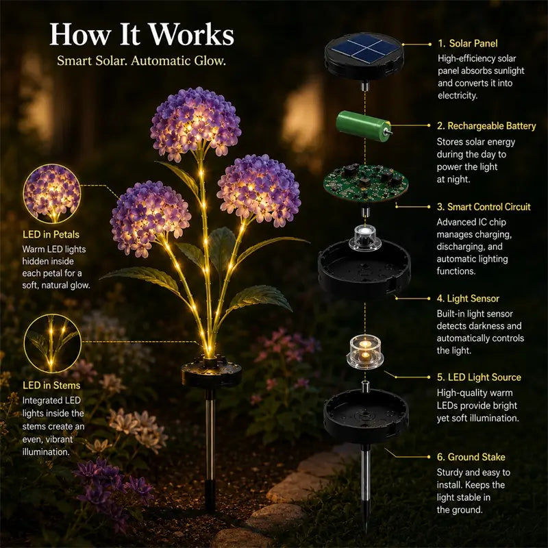 Bloomora® Solar Botanical Lights