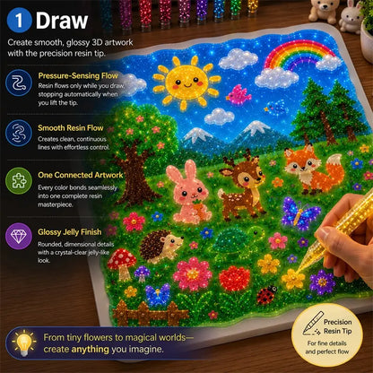 Topacme® 3D Glow Floating Art Pen🖼️🖼️
