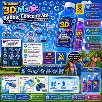 Topacme® Super 3D Magic Bubble Concentrate