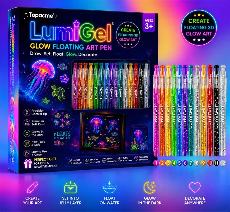 Topacme® 3D Glow Floating Art Pen🖼️🖼️