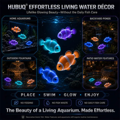 HUBUQ® Interactive Light-Up Robotic Toy Fish