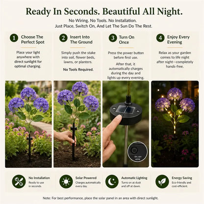 Bloomora® Solar Botanical Lights