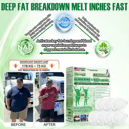 | 🏆Official US 🇺🇸 Store |  🧑‍⚕️✅ 𝐇𝐞𝐚𝐥𝐫𝐢𝐳𝐞® 𝐌𝐨𝐫𝐢𝐧𝐠𝐚 · 𝐁𝐞𝐫𝐛𝐞𝐫𝐢𝐧𝐞 × 𝐍𝐀𝐃+ 𝟏𝟎-𝐢𝐧-𝟏 𝐀𝐝𝐯𝐚𝐧𝐜𝐞𝐝 𝐍𝐚𝐧𝐨 𝐌𝐢𝐜𝐫𝐨𝐧𝐞𝐞𝐝𝐥𝐞 𝐏𝐚𝐭𝐜𝐡 — 𝐎𝐧𝐜𝐞 𝐃𝐚𝐢𝐥𝐲, 𝐕𝐢𝐬𝐢𝐛𝐥𝐞 𝐑𝐞𝐬𝐮𝐥𝐭𝐬 𝐢𝐧 𝟕 𝐃𝐚𝐲𝐬